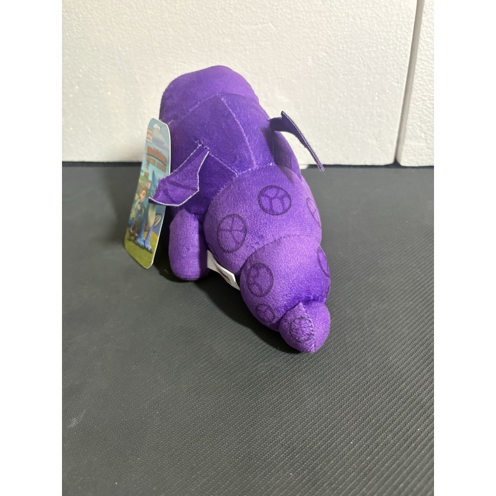 How to Train Your Dragon Rescue Riders Burple 9" Purple RARE plush DreamWork NEW - Picture 4 of 7